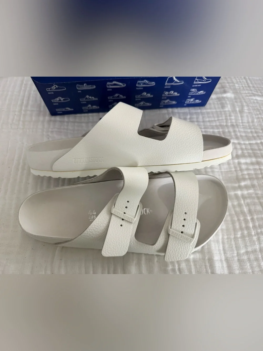NWT Birkenstock Arizona Exquisite Leather Sandals Size 44 Regular/Wide